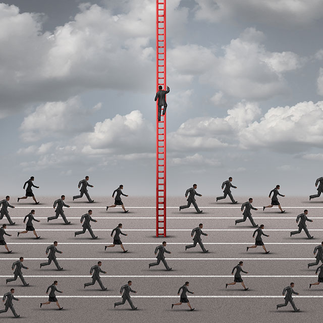 Figura 1.1 Pessoas resilientes não se curvam ao senso comum.